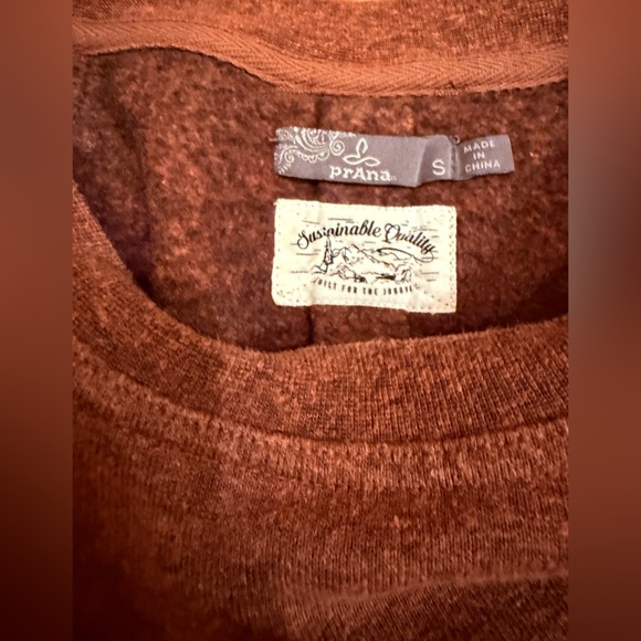 Prana Cozy Up Sweatshirt Chai S - Picture 6 of 8